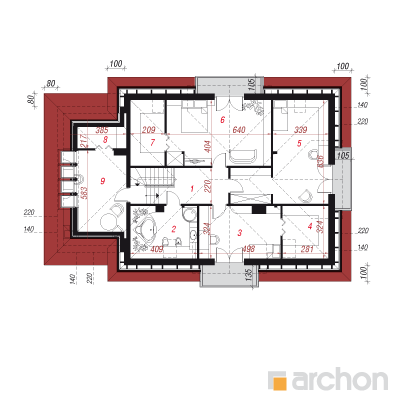  Maja kallades 3 2. korruse plaan